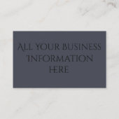 赤いおよび鋼鉄灰色理髪店のための険しいカード 名刺 (裏面)