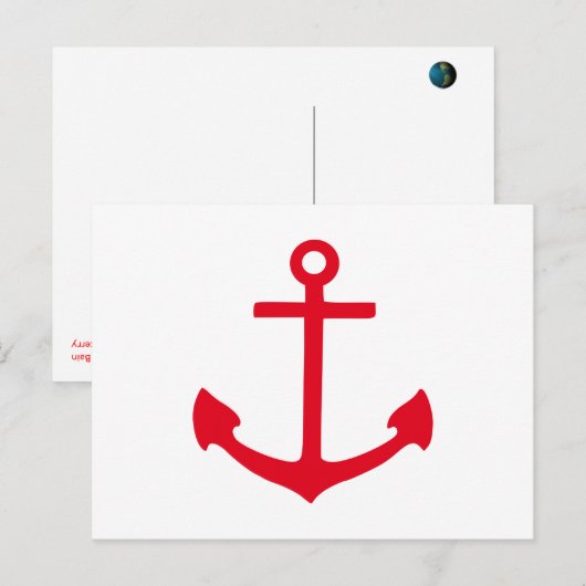 赤いかり ポストカード (正面/裏面)