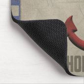 赤いかり(青航海の色ストライプ) マウスパッド (コーナー)