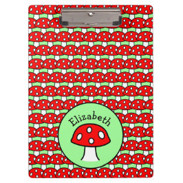 赤いきのこのクリップボード クリップボード