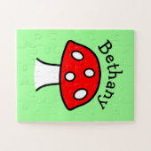 赤いきのこの名前のジグソーパズル ジグソーパズル (横)