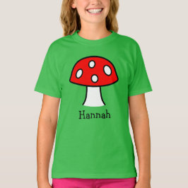 赤いきのこのTシャツ(子供) Tシャツ