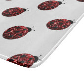 赤いきらめくキラキラ カッティングボード (角)