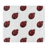赤いきらめくキラキラ カッティングボード (正面)