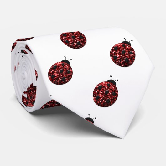 赤いきらめくキラキラ ネクタイ (ロール)