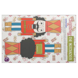 赤いくるみ割り- DIYのプラシ天--を切って下さい及び縫って下さい ファブリック