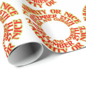 赤いけなかニース12月25日 ラッピングペーパー (ロールコーナー)