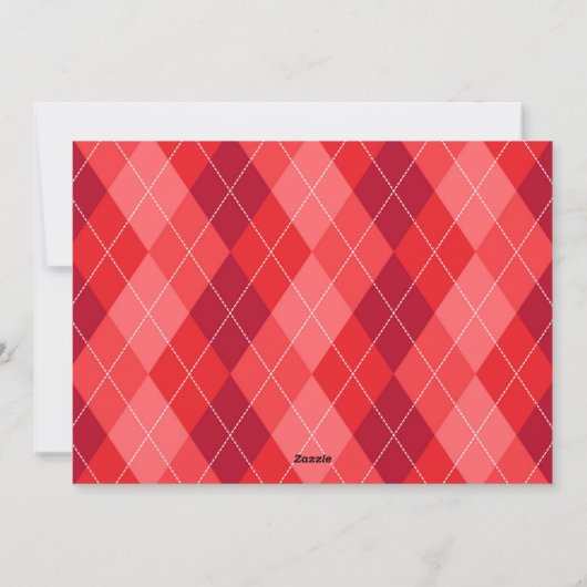 赤いけなまたはニース2犬クリスマスフォトカード シーズンカード (裏面)