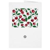 赤いさくらんぼが白 (裏面)