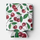 赤いさくらんぼが白 缶クーラー (裏面)