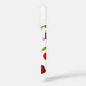 赤いさくらんぼさくらんぼかわいい水色のフルーツ Case-Mate iPhoneケース (裏面 / 左)