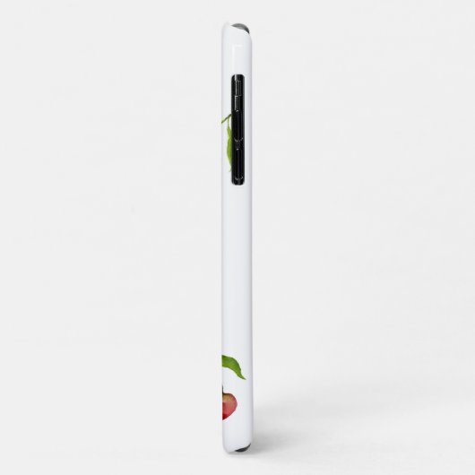 赤いさくらんぼさくらんぼかわいい水色のフルーツ Case-Mate iPhoneケース (裏面/左)