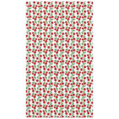 赤いさくらんぼのパターン全体 テーブルクロス (正面)