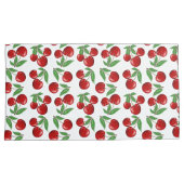 赤いさくらんぼグラフィック全体のパターン 枕カバー (正面右)