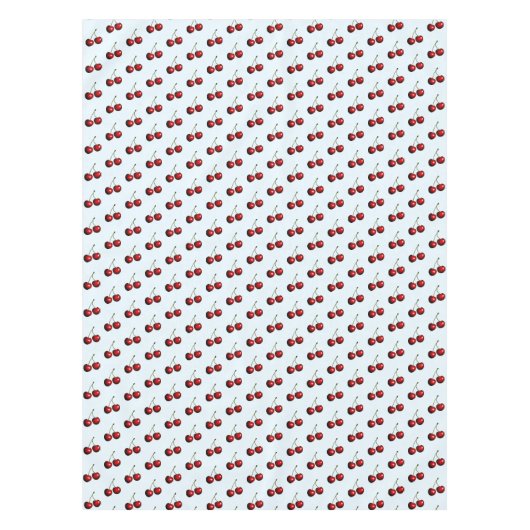 赤いさくらんぼテーブルクロス – 色の選択 テーブルクロス (正面)