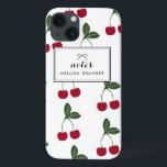 赤いさくらんぼパターパーソナライズされたンiPadケース iPhone 13ケース<br><div class="desc">明るく陽気で、夏にぴったり！カスタマイズ可能なiPadのケースは赤いさくらんぼパターン。一致するアイテムとその他の色が利用可能。</div>