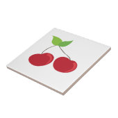 赤いさくらんぼパターン タイル (側面)