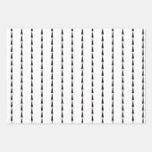 赤いさくらんぼラッピング紙 ラッピングペーパーシート (正面3)