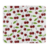 赤いさくらんぼ、さくらんぼのパターン離れ、果実 カッティングボード (正面)