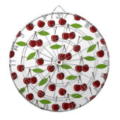 赤いさくらんぼ、さくらんぼのパターン離れ、果実 ダーツボード (正面)