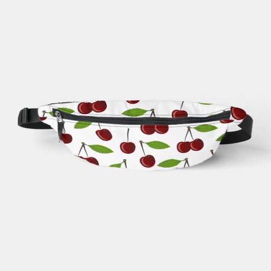 赤いさくらんぼ、さくらんぼのパターン離れ、果実 ファニーパック (正面)