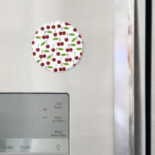 赤いさくらんぼ、さくらんぼのパターン離れ、果実 マグネット