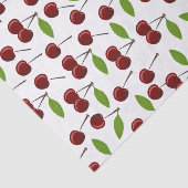 赤いさくらんぼ、さくらんぼのパターン離れ、果実 薄葉紙 (詳細)
