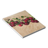 赤いさくらんぼ ノートパッド (アングル)