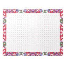 赤いすてき陽気なクリスマスドットグリッドBuJoプランナー