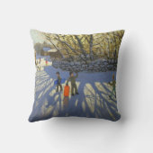 赤いそりMonyashダービーシャー クッション (裏面)