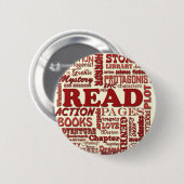 赤いそれについてのすべてを読んで下さい! 缶バッジ (正面&裏面)