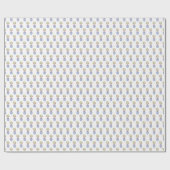 赤いちごの陳腐な花瓶 ラッピングペーパー (フラット)