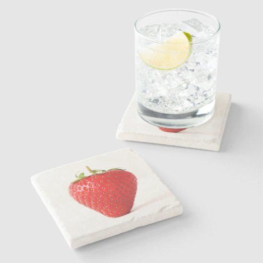 赤いちごコースター ストーンコースター (横)