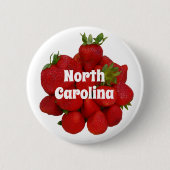 赤いちごフェスティバル写真 缶バッジ (正面)