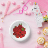 赤いちご写真 ペーパーボウル (パーティー)