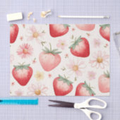 赤いちご花誕生会 薄葉紙 (クラフト)