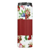 赤いちご赤ちゃんシャワー |ブルーベリー甘かわいい タンブラー (裏面)