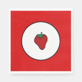 赤いちご スタンダードランチョンナプキン (正面)