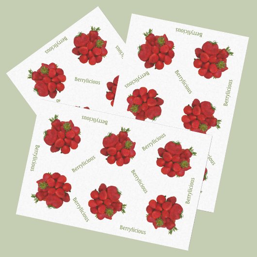 赤いちご 薄葉紙