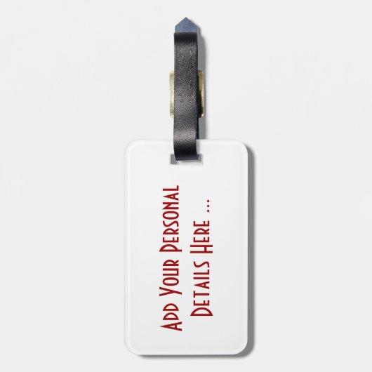 赤いちごCD ltcnm ラゲッジタグ (裏面縦)