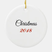 赤いつばが付いているビーチB&Wの写真のWeimaraner セラミックオーナメント (裏面)