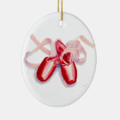 赤いつま先靴 セラミックオーナメント (右)