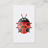 赤いてんとう虫、ビリーBug氏、 名刺 (裏面)