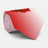 赤いですか夜会服の国の地図のポーランドのワシ ネクタイ (ロール)