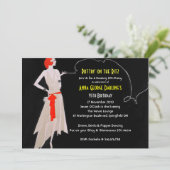 赤いとどろく20年代-フラッパーのパーティの招待状 招待状 (スタンド正面)