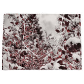 赤いに新葉雪 ラージペーパーバッグ (正面)