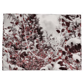 赤いに新葉雪 ラージペーパーバッグ (裏面)