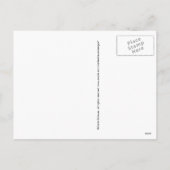 赤いはっか菓子およびパーソナライズな青い休日 シーズンポストカード (裏面)