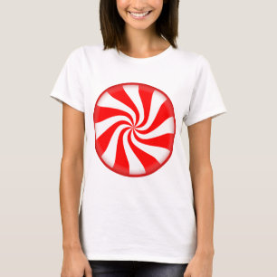 赤いはっか菓子 Tシャツ