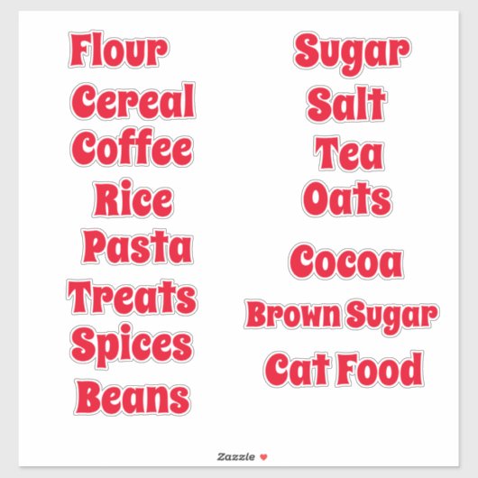 赤いはっきりしたカスタマイズ可能な食器用ビニールステッカー シール (シート)